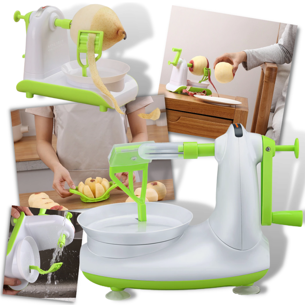 Éplucheur de fruits à manivelle - Ozerty