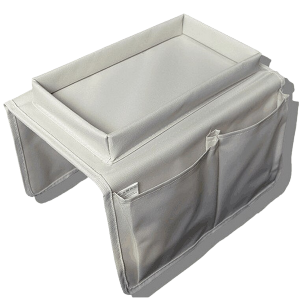 Sac de rangement pour accoudoir de canapé -Blanc/ - Ozerty
