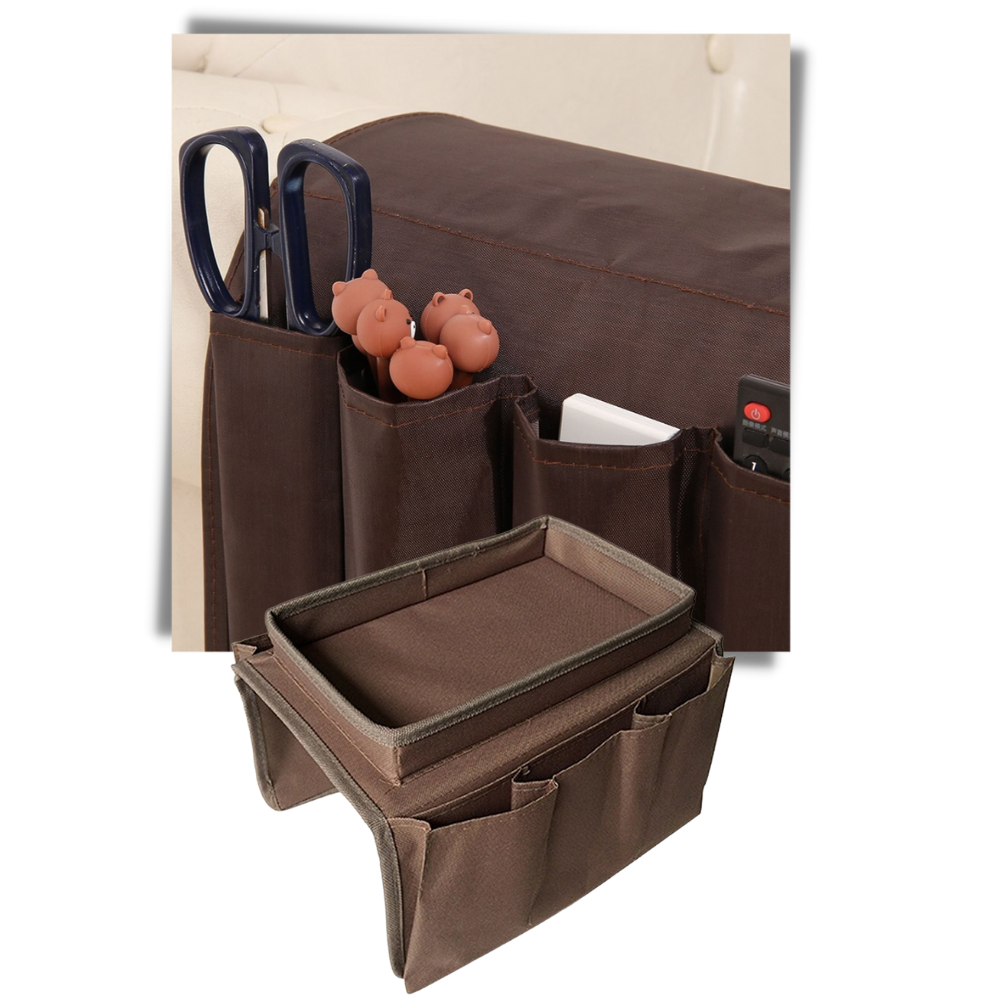 Sac de rangement pour accoudoir de canapé - Ozerty
