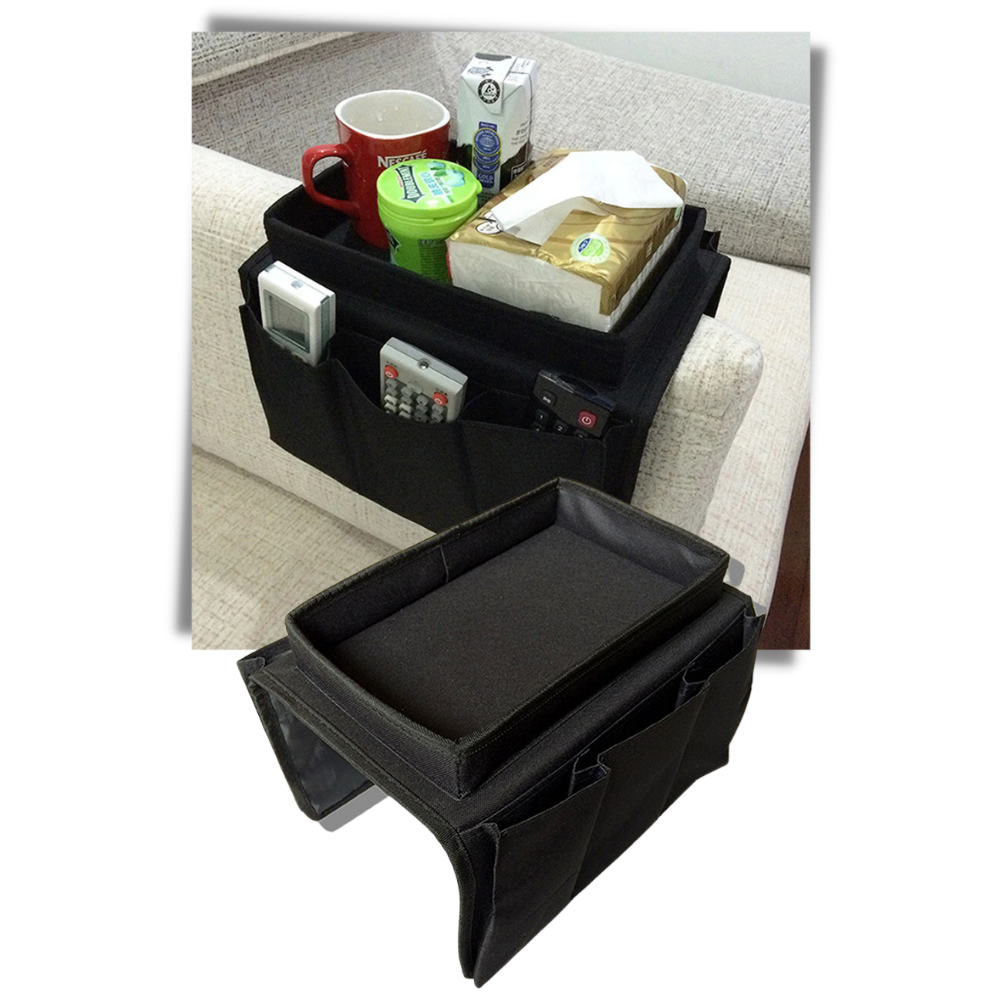 Sac de rangement pour accoudoir de canapé - Ozerty
