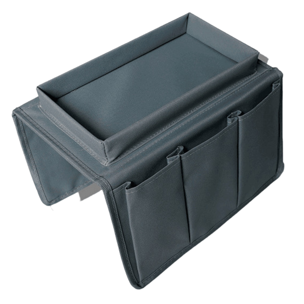 Sac de rangement pour accoudoir de canapé -Gris/ - Ozerty