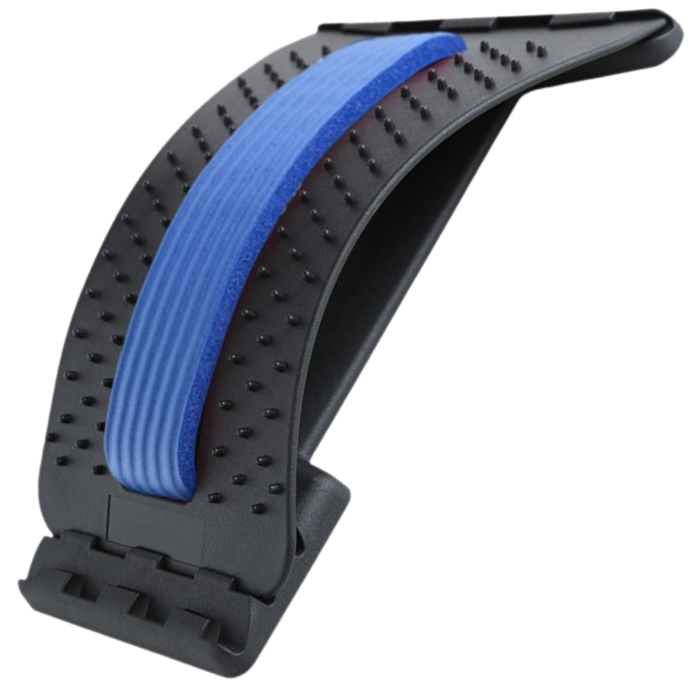 Appareil d'étirement et de massage dorsal -Bleu/   - Ozerty