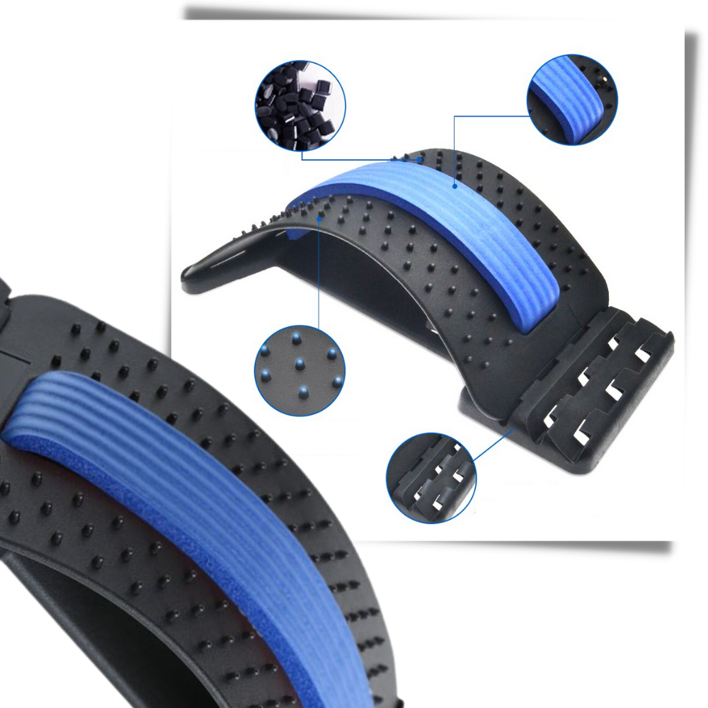 Appareil d'étirement et de massage dorsal - Ozerty