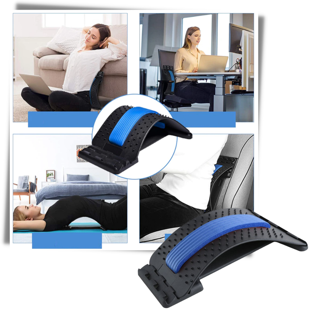 Appareil d'étirement et de massage dorsal - Ozerty