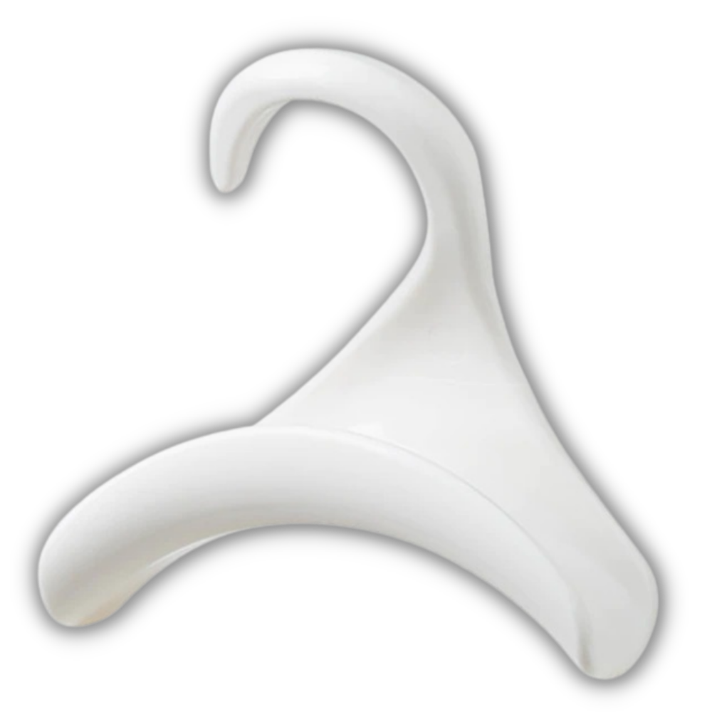 Lot de 2 cintres pour sacs -Blanc/ - Ozerty