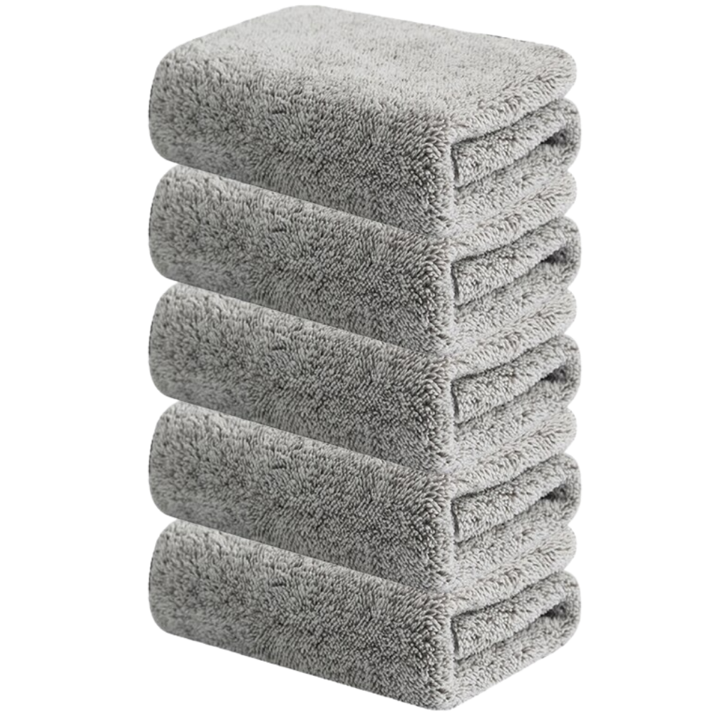 Pack de Chiffons en microfibre de bambou  -5 pièces/   - Ozerty