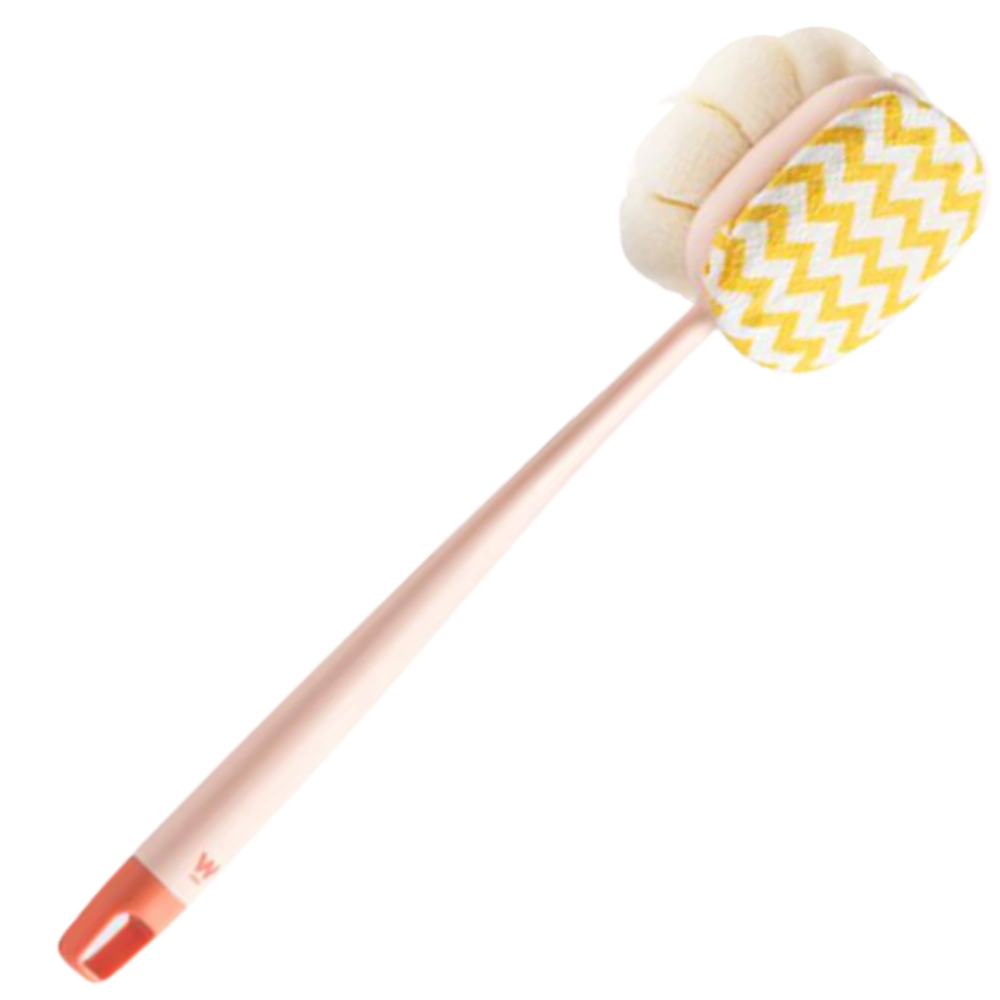 Brosse de bain exfoliante pour le corps -Rose/Tissu - Ozerty