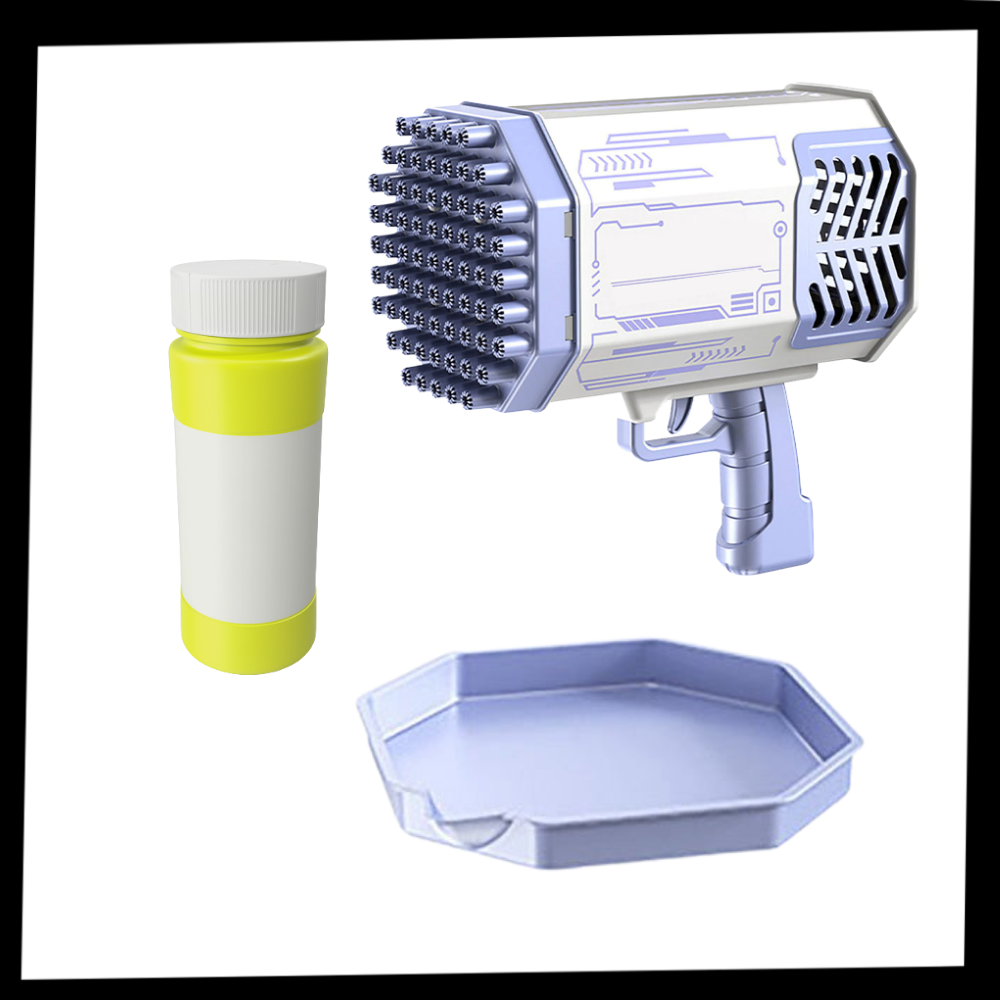 Souffleur de bulles Bazooka 69 trous - Ozerty