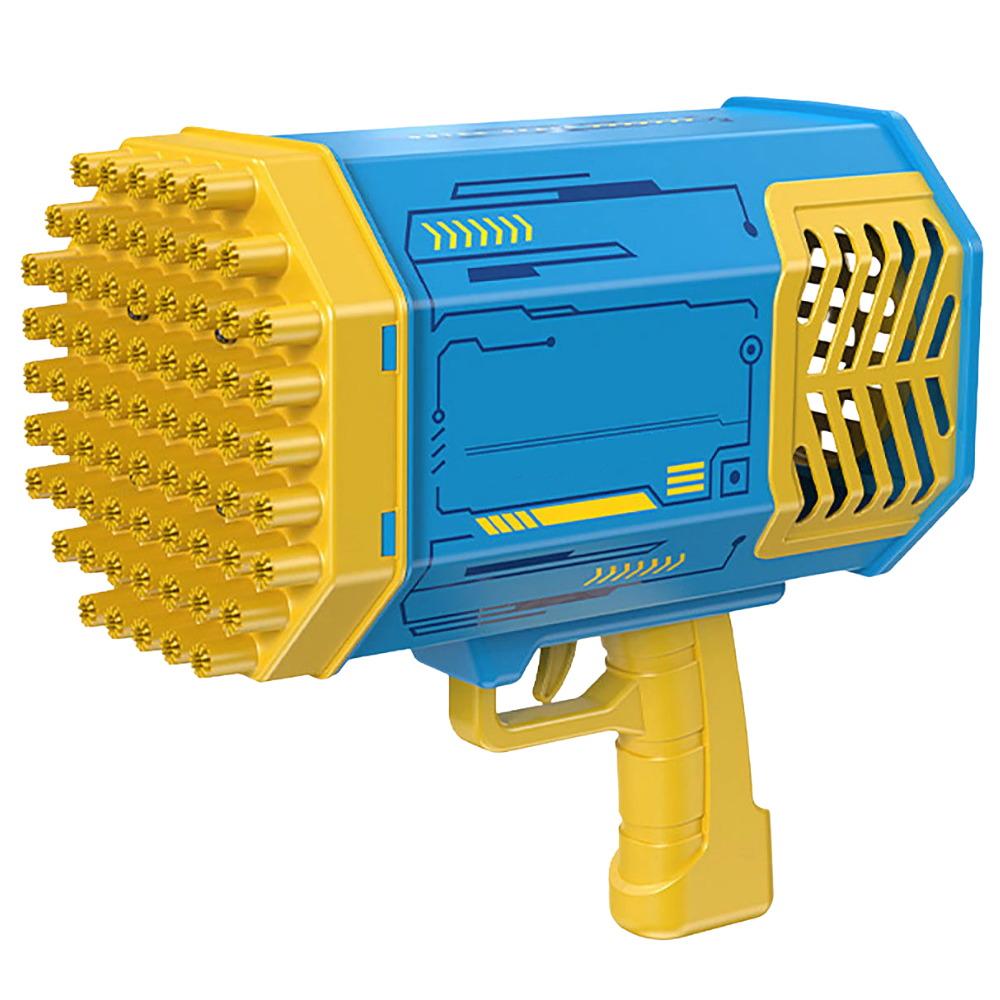 Souffleur de bulles Bazooka 69 trous -Jaune/   - Ozerty