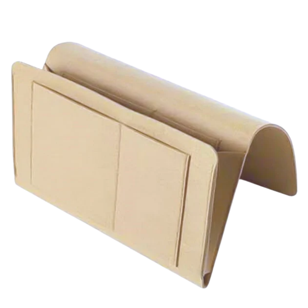 Organiseur de chevet ou de canapé -Beige/   - Ozerty