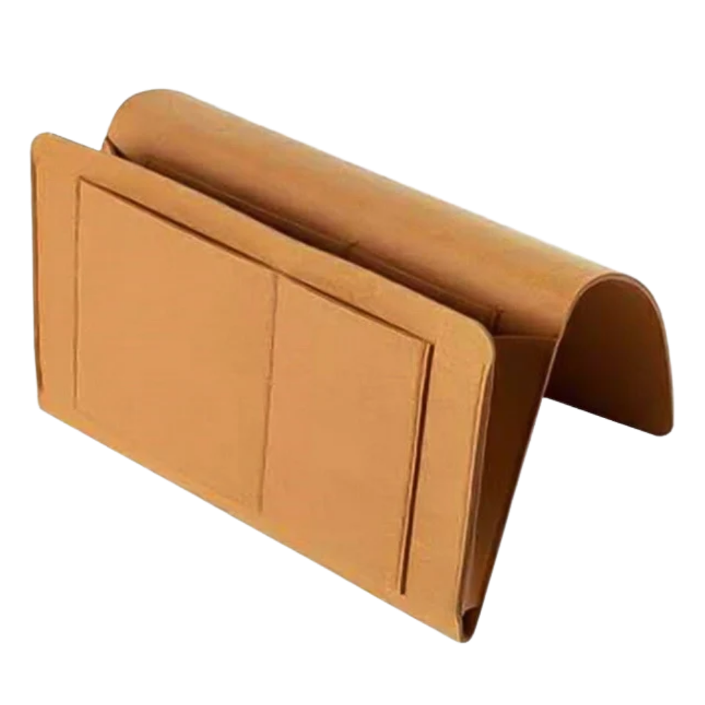 Organiseur de chevet ou de canapé -Marron/ - Ozerty