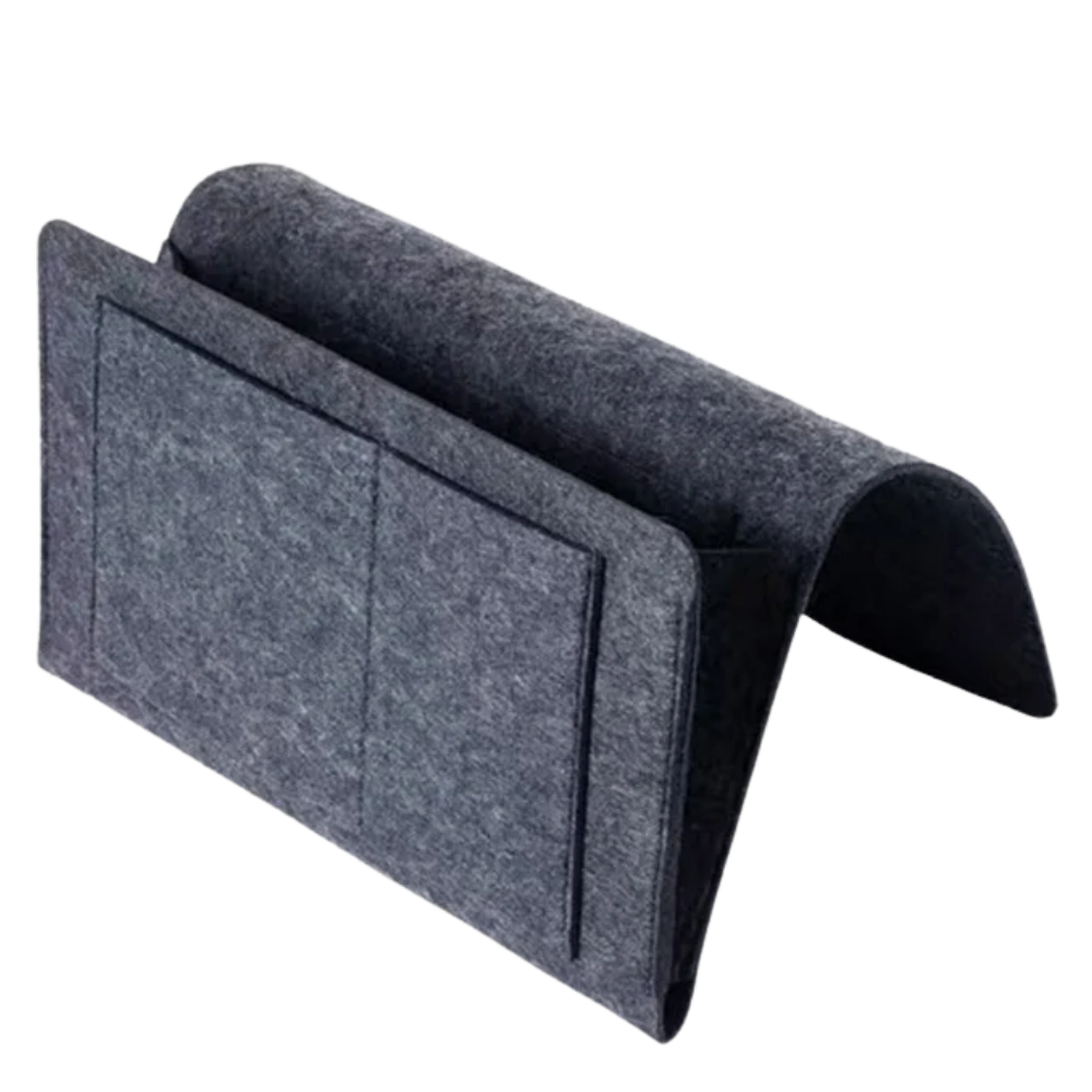 Organiseur de chevet ou de canapé -Gris foncé/ - Ozerty