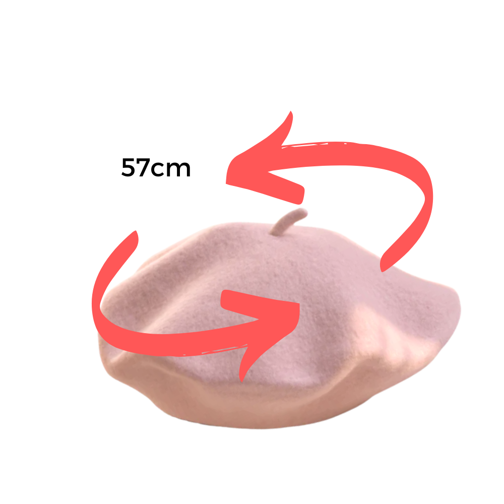 Béret classique en laine pour femme - Ozerty