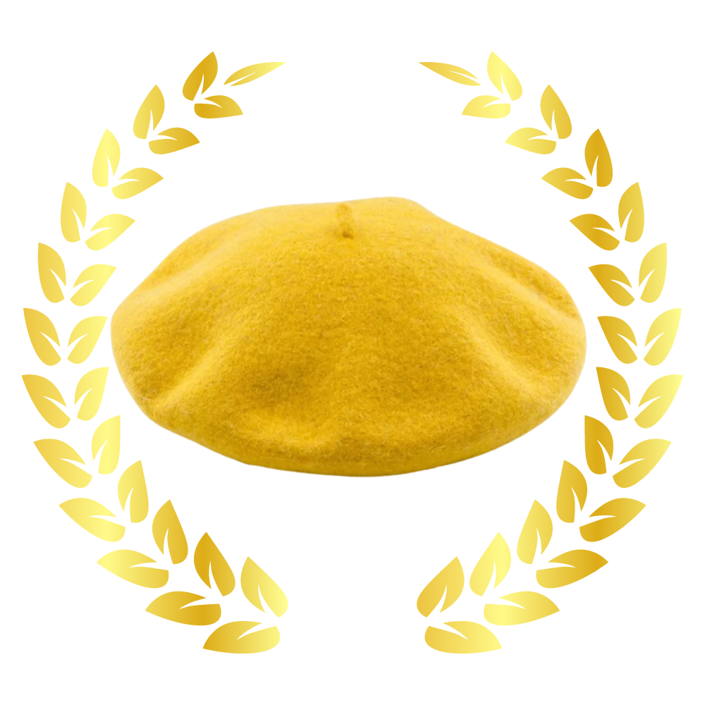 Béret classique en laine pour femme - Ozerty