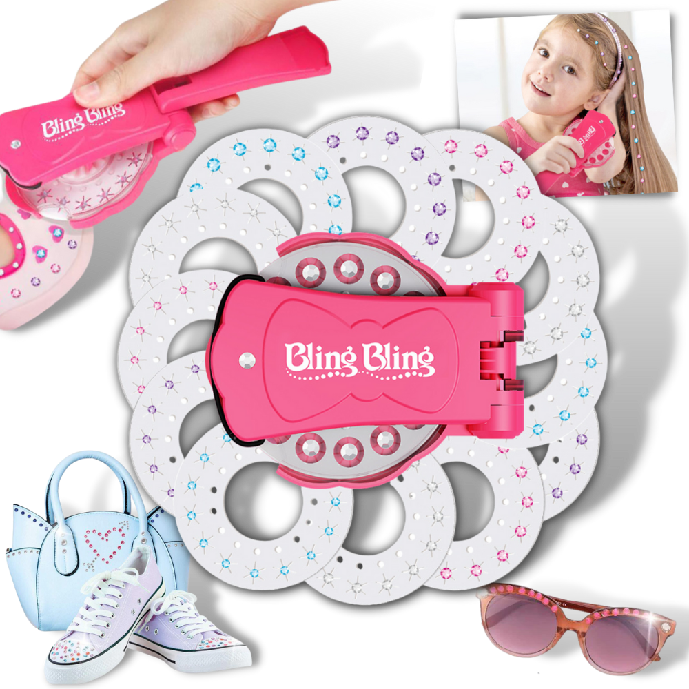 Kit de fixation de diamants pour cheveux et vêtements - Ozerty