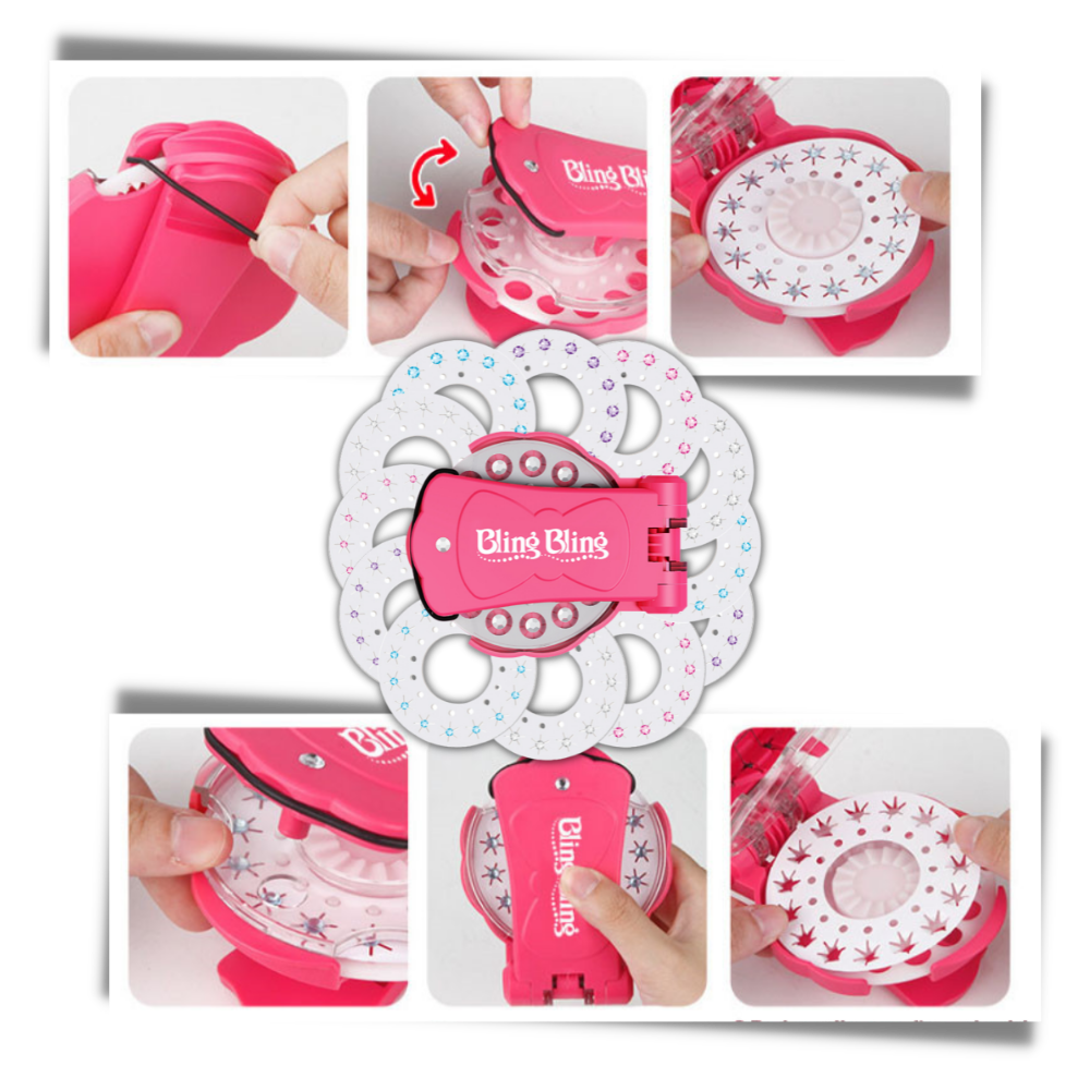 Kit de fixation de diamants pour cheveux et vêtements - Ozerty