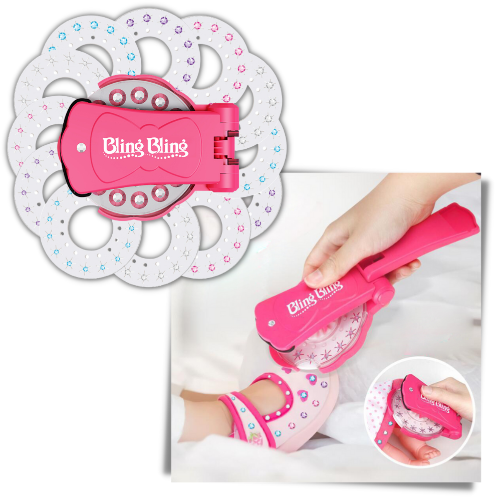 Kit de fixation de diamants pour cheveux et vêtements - Ozerty