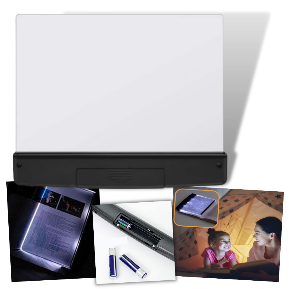 Lampe de lecture LED portable - Ozerty