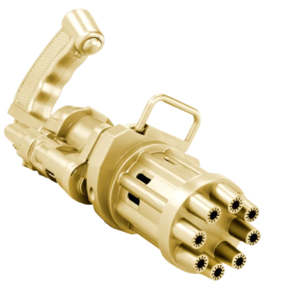 Pistolet à bulles automatique -Doré/   - Ozerty