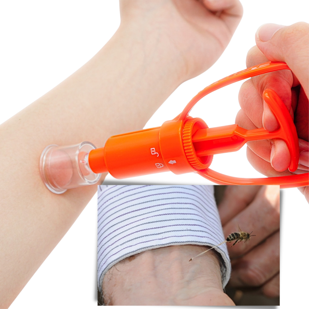 Kit d'extraction d'urgence de venin - Ozerty