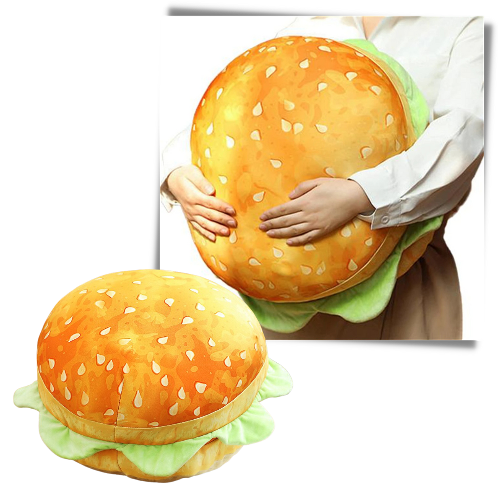Coussin en forme de burger - Ozerty