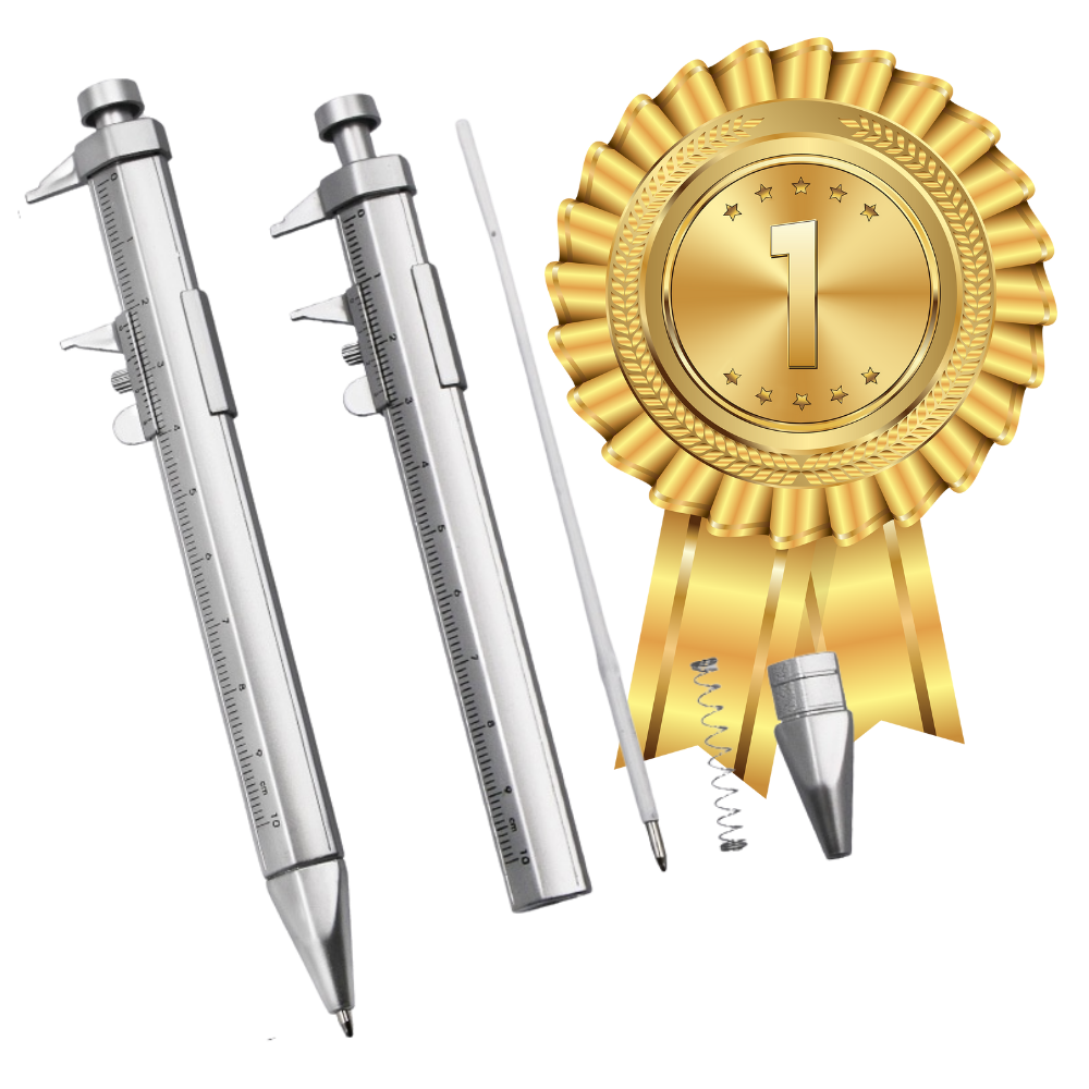 Stylo à bille étrier multifonctionnel Vernier - Ozerty