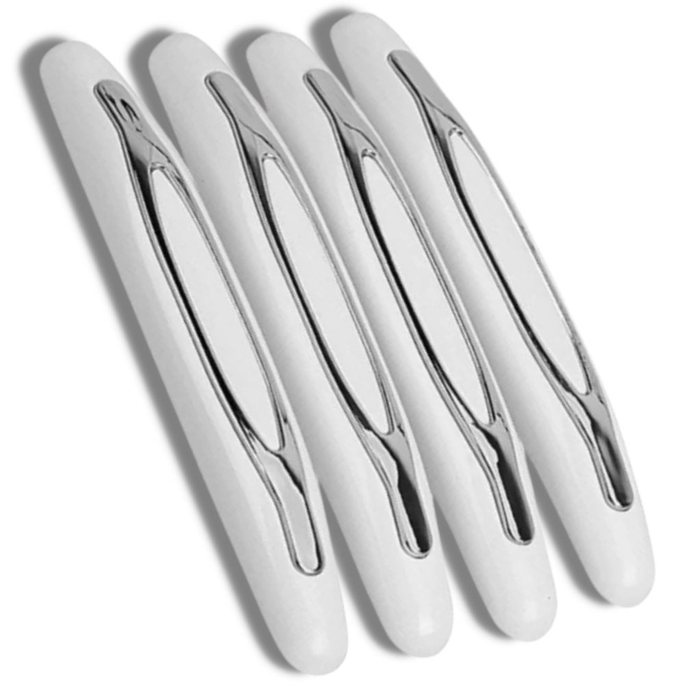 Pack de 4 bandes de protection pour portières de voiture -Blanc/ - Ozerty