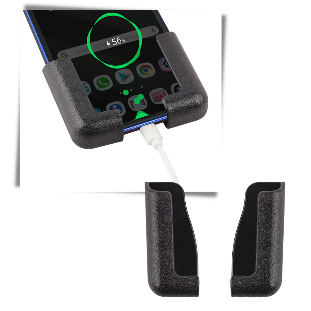 Pack de 2 Supports de téléphone adhésifs pour voiture - Ozerty