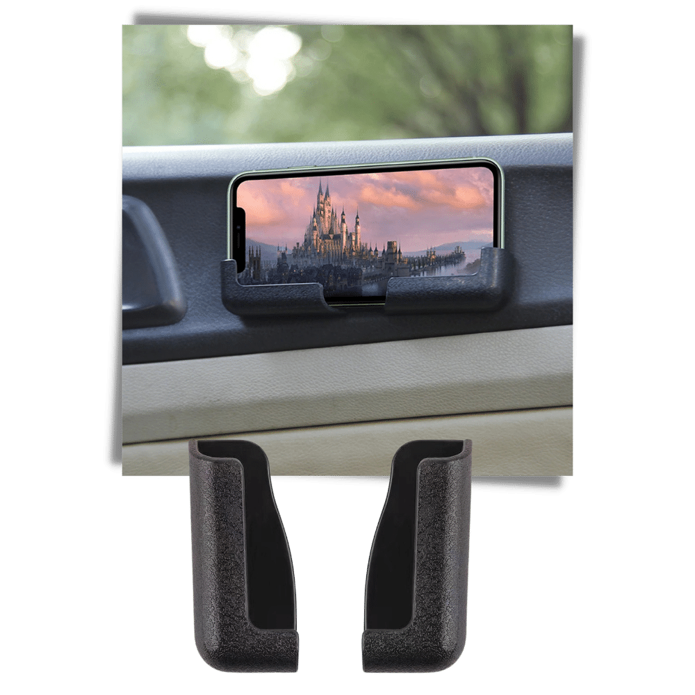 Pack de 2 Supports de téléphone adhésifs pour voiture - Ozerty