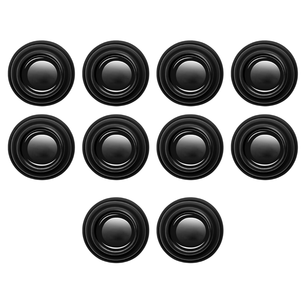 Lot de 10 Amortisseurs de portière de voiture en silicone -Noir/   - Ozerty