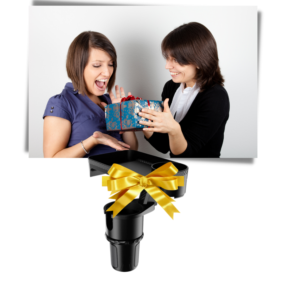 Porte-gobelet avec plateau rotatif pour voiture - Ozerty