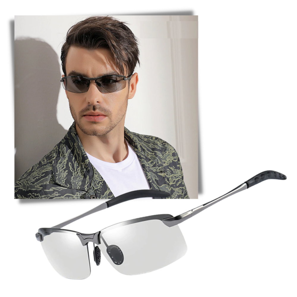 Lunettes de soleil UV photochromiques pour hommes - Ozerty