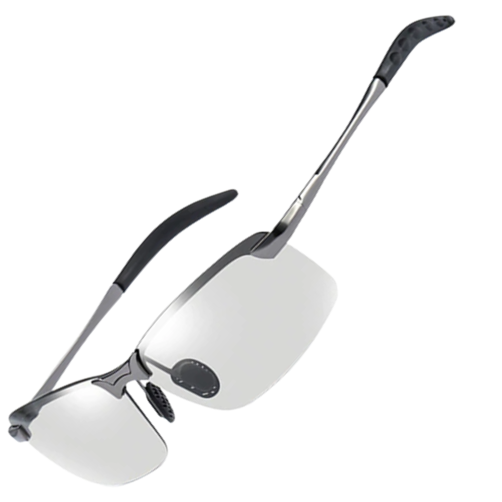 Lunettes de soleil UV photochromiques pour hommes -Pistolet noir/ - Ozerty