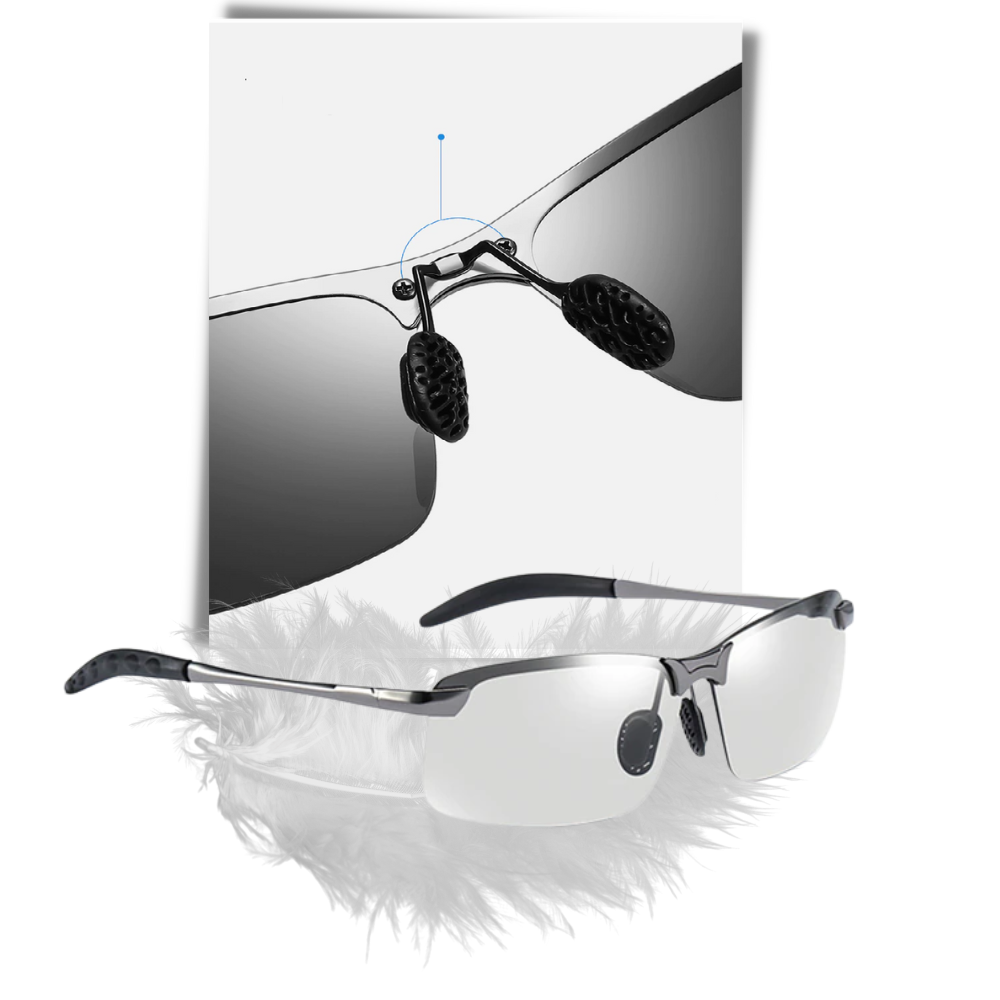Lunettes de soleil UV photochromiques pour hommes - Ozerty