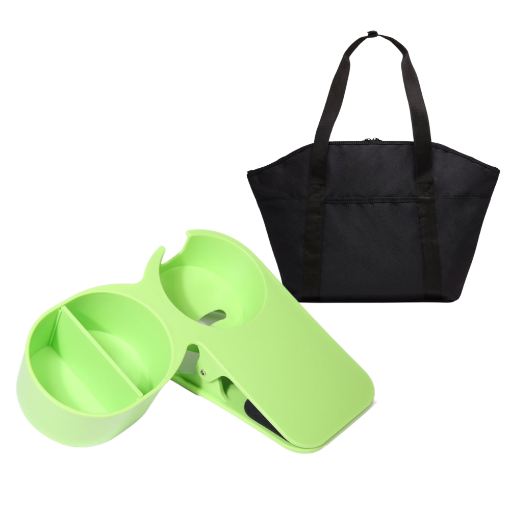 Porte-gobelet double à clipser - Ozerty