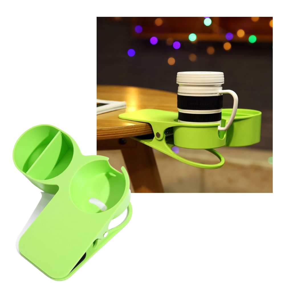 Porte-gobelet double à clipser - Ozerty