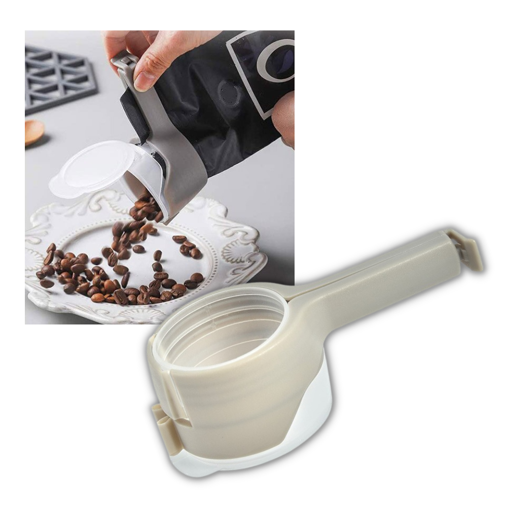Clip pour sac alimentaire avec couvercle (2-pack) - Ozerty