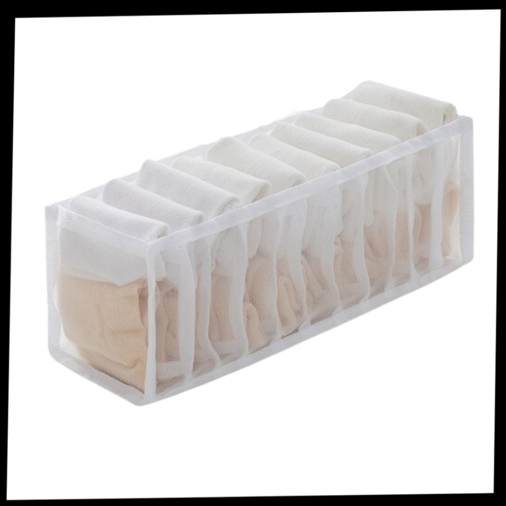 Organisateur de vêtements de garde-robe en maille - Ozerty