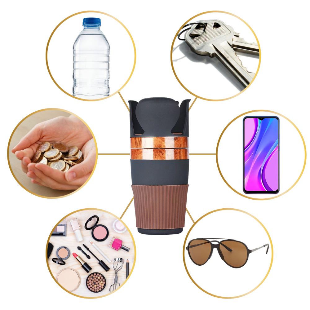 Adaptateur de porte-gobelet multifonctionnel - Ozerty