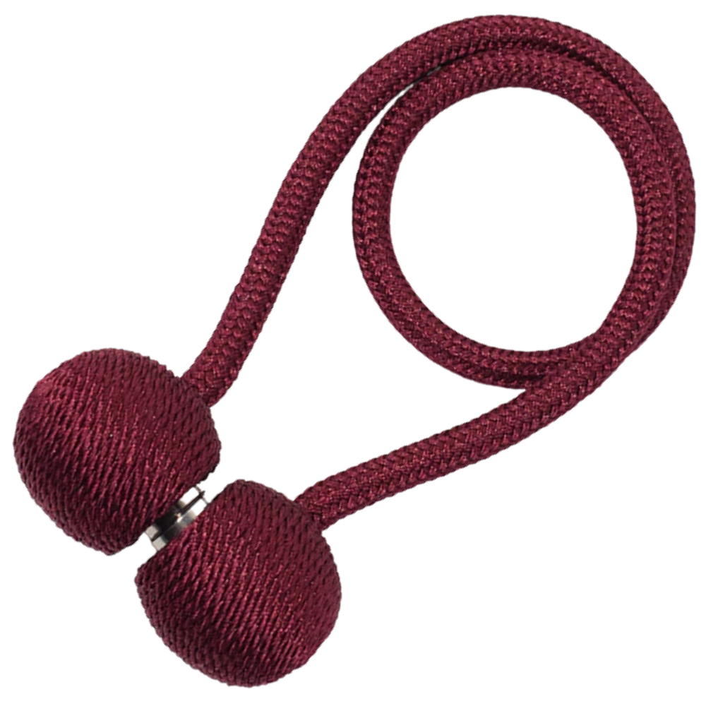 Lot de 2 attaches magnétiques pour rideaux -Vin/ - Ozerty