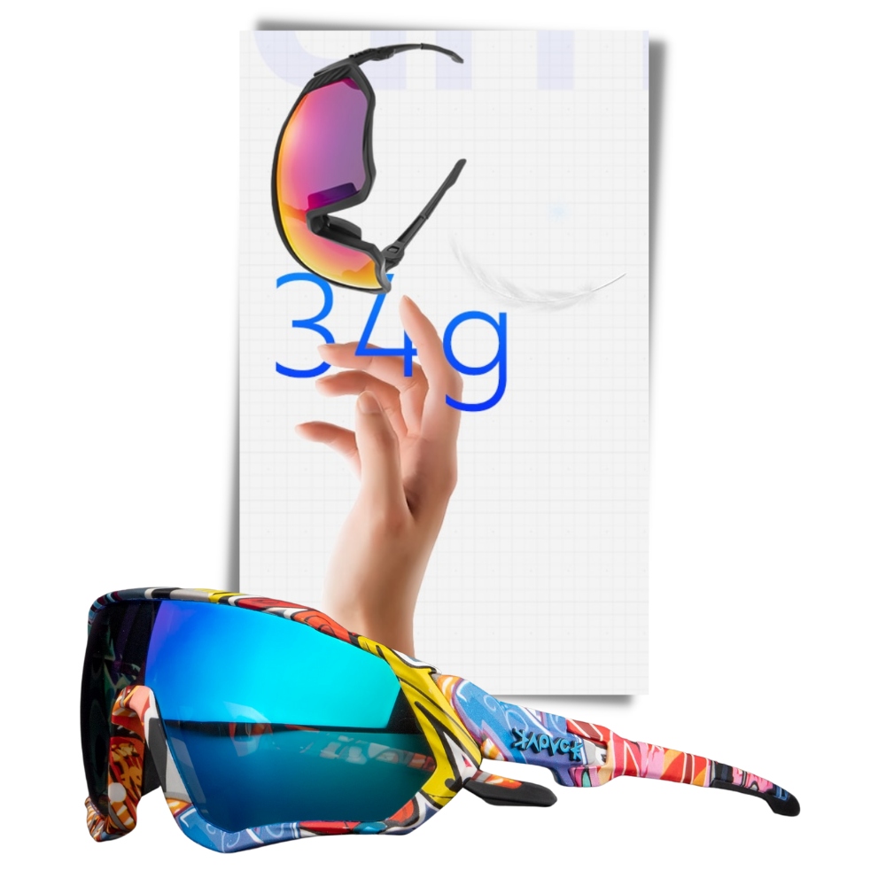 Lunettes de soleil polarisées pour le cyclisme - Ozerty