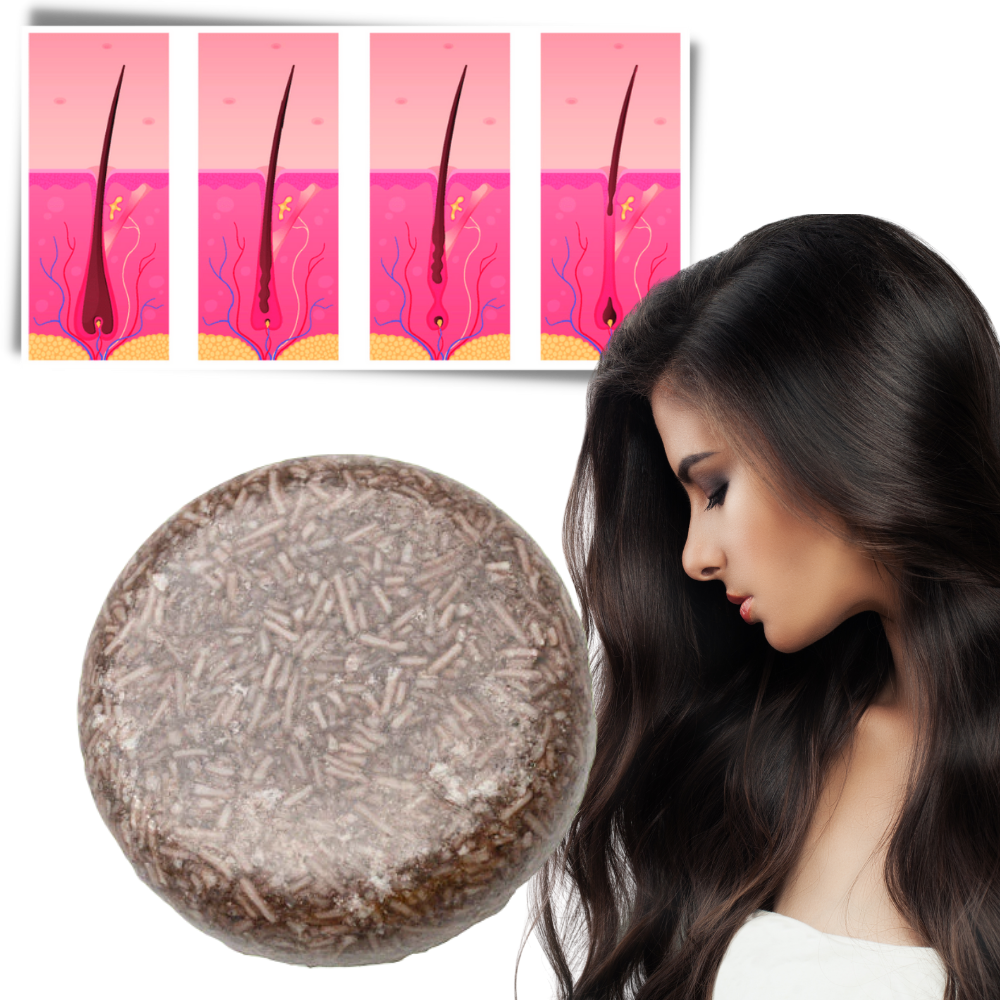 Savon capillaire noircissant et hydratant - Ozerty