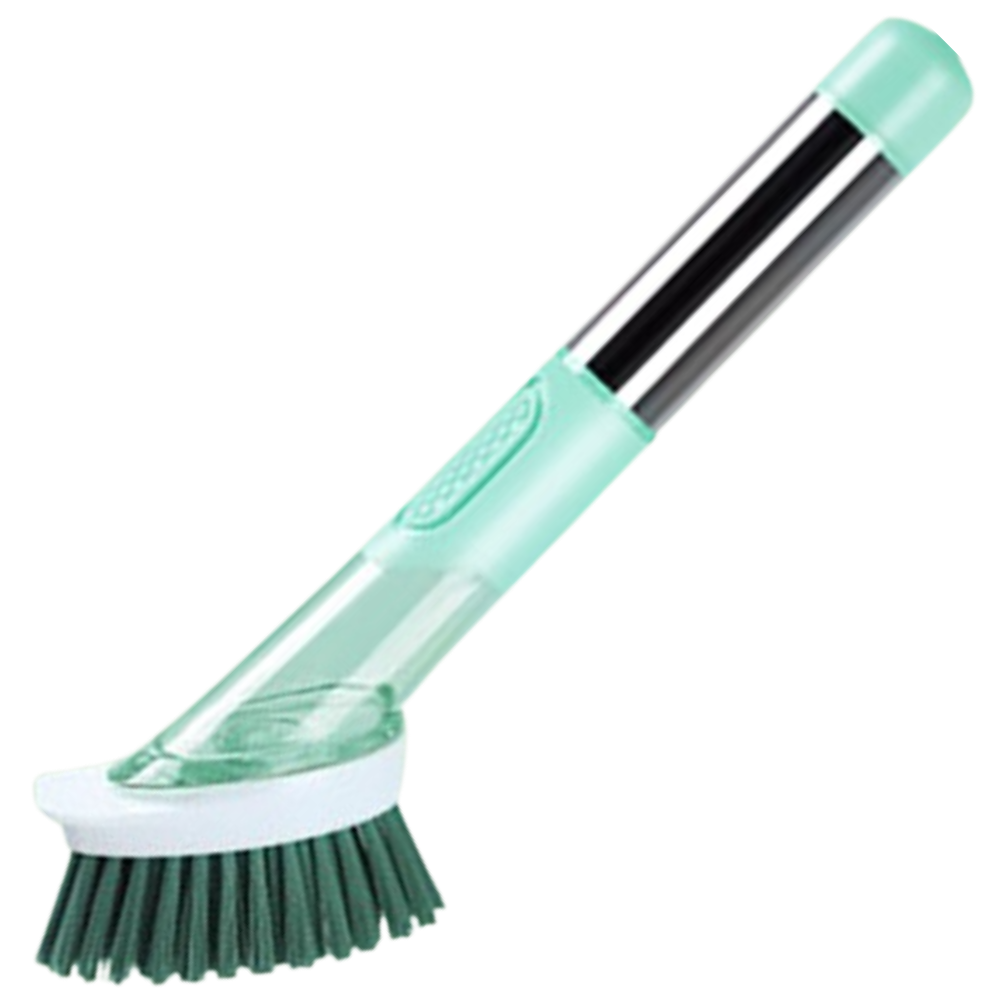 Brosse de vaisselle avec distributeur de savon -Vert/   - Ozerty