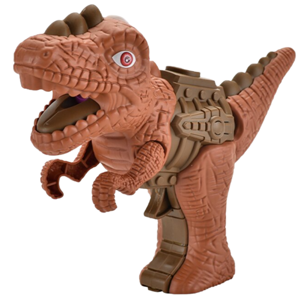 Pistolet Dinosaure cracheur de feu -Marron/   - Ozerty