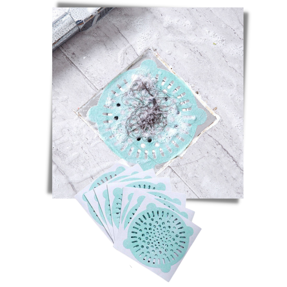 Lot de 10 filtres d'évacuation jetables adhésifs - Ozerty