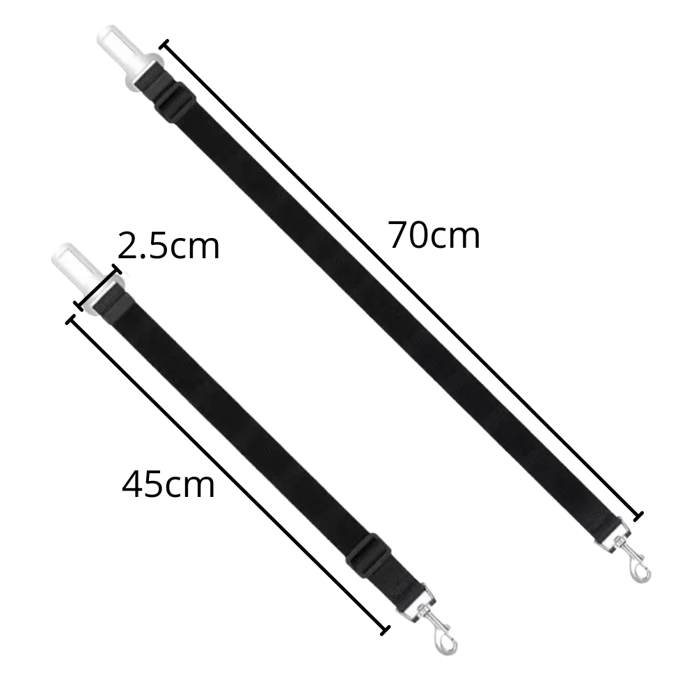 Ceinture de sécurité réglable et résistante pour chiens en voiture - Ozerty