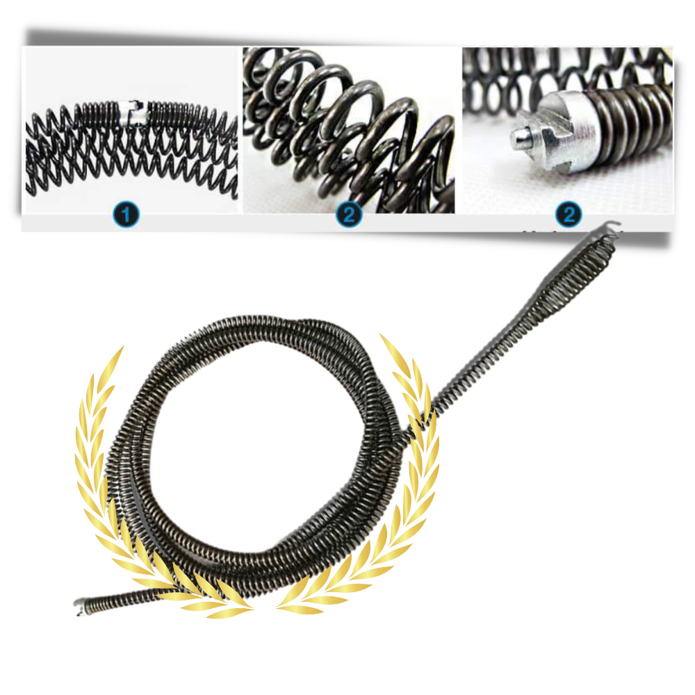 Nettoyeur de canalisations par perceuse électrique - Ozerty