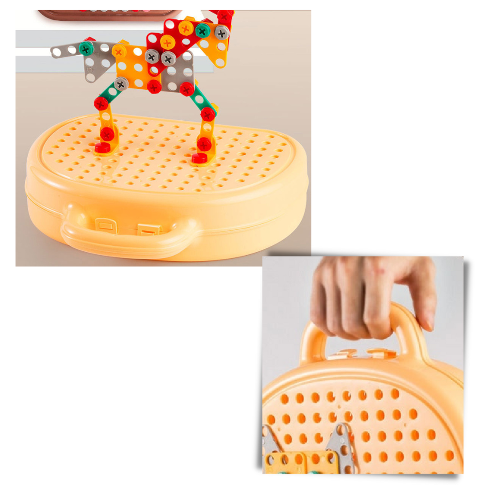 Jeu de puzzle éducatif avec kit de perçage - Ozerty