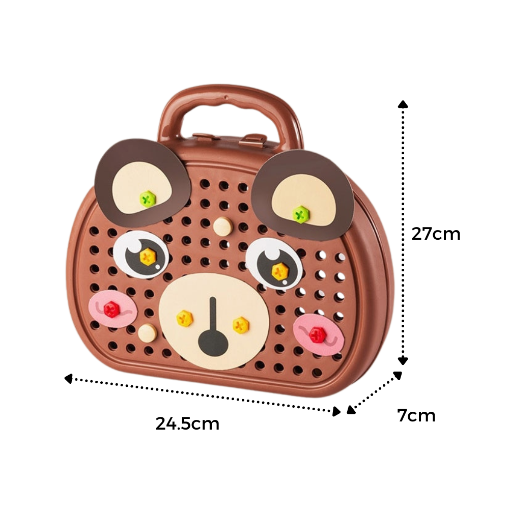 Jeu de puzzle éducatif avec kit de perçage - Ozerty