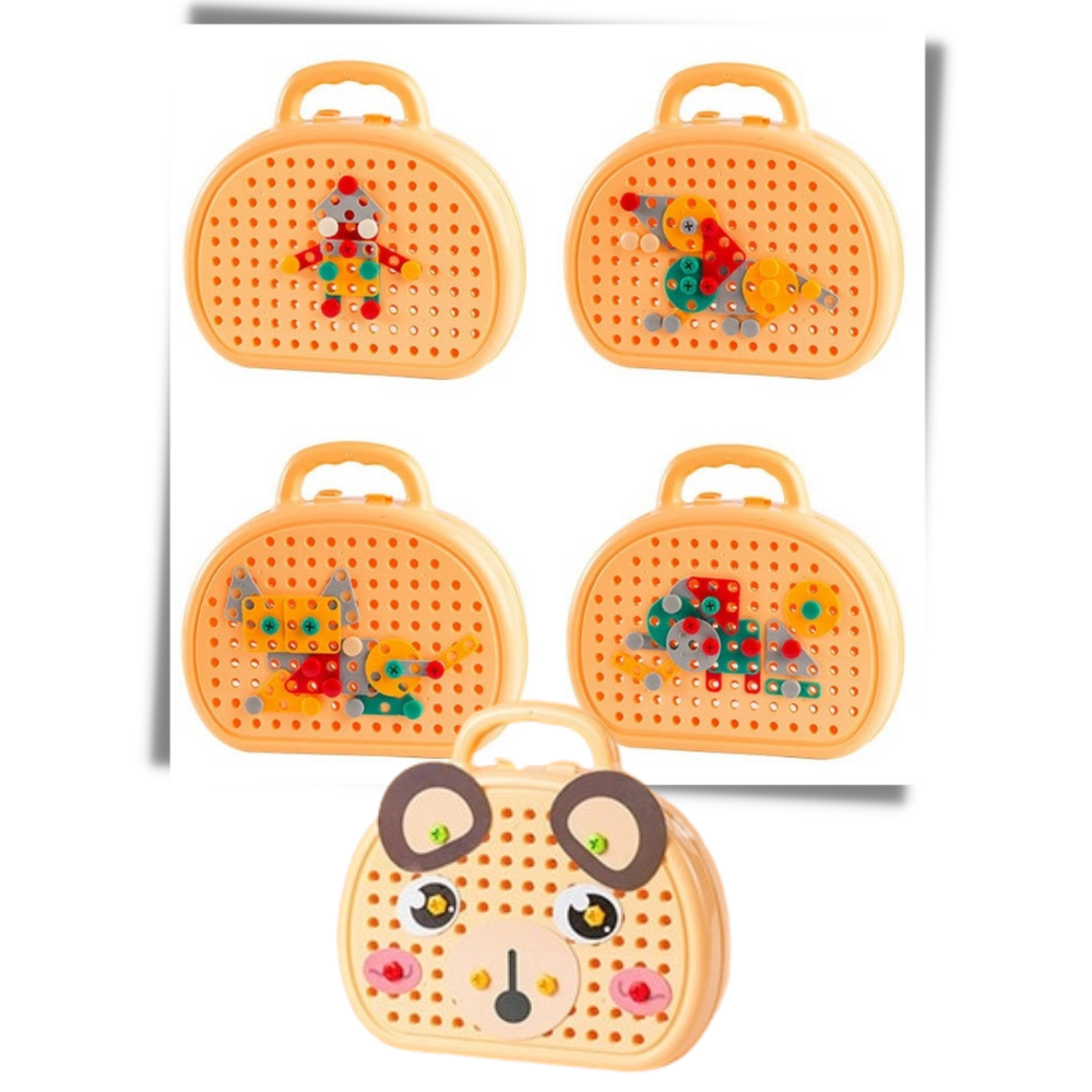 Jeu de puzzle éducatif avec kit de perçage - Ozerty